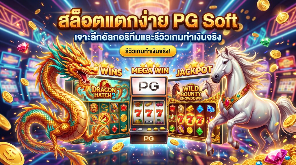 สล็อตแตกง่าย PG Soft เจาะลึกอัลกอริทึมและรีวิวเกมทำเงินจริง