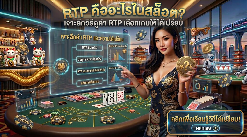 RTP คืออะไรในสล็อต? เจาะลึกวิธีดูค่า RTP เลือกเกมให้ได้เปรียบ