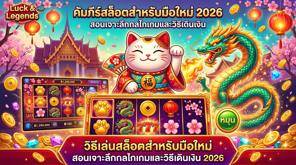 วิธีเล่นสล็อตสำหรับมือใหม่ สอนเจาะลึกกลไกเกมและวิธีเดินเงิน 2026