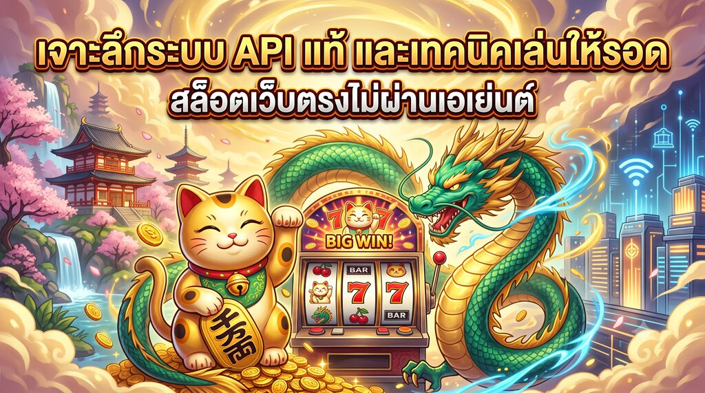 สล็อตเว็บตรงไม่ผ่านเอเย่นต์ เจาะลึกระบบ API แท้ และเทคนิคเล่นให้รอด